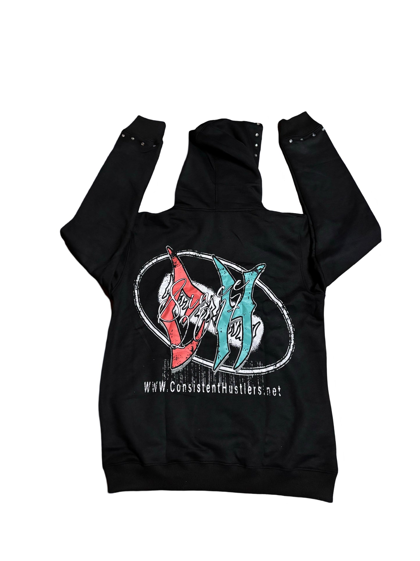 Hustlers Rhinestone Hoodie