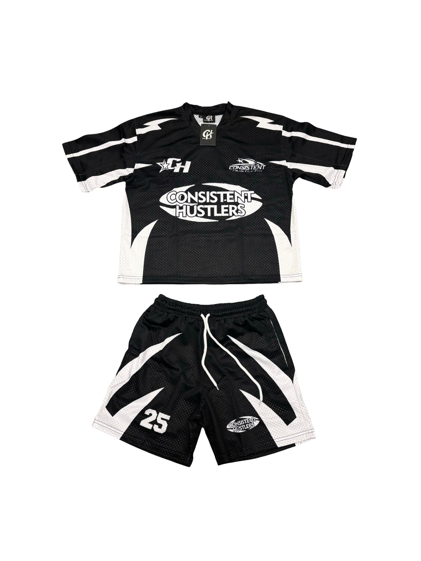 Quick Bolt Jersey set (Black)