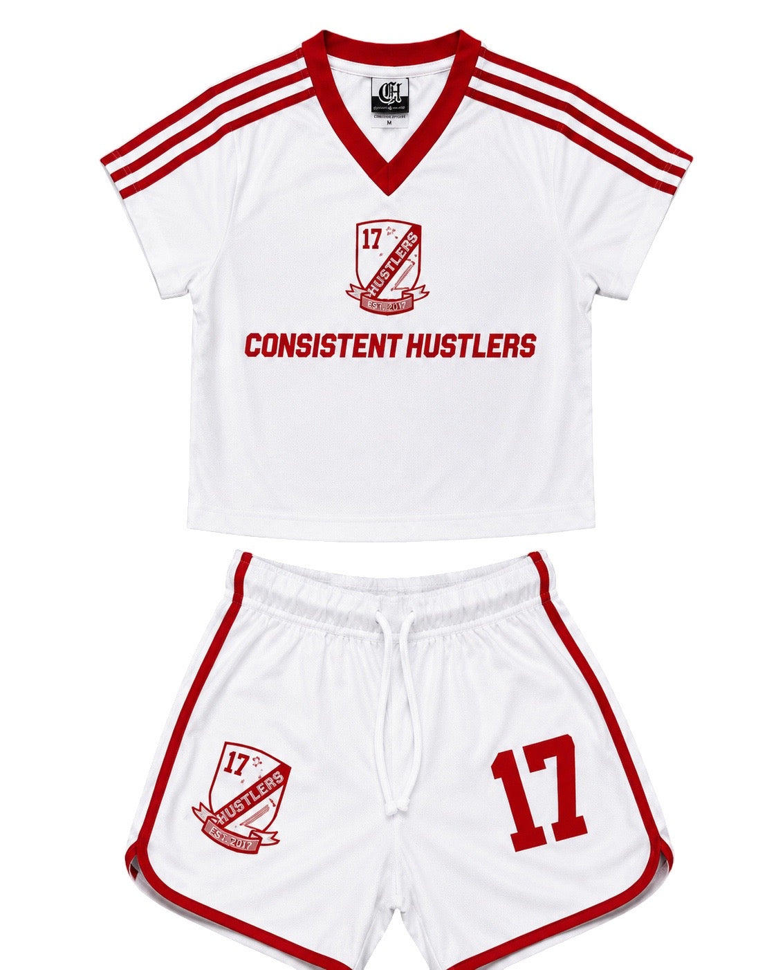 Lady Stripe Champs Set (Red)