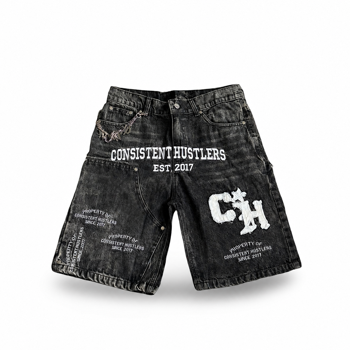 Jean Shorts (Grey)