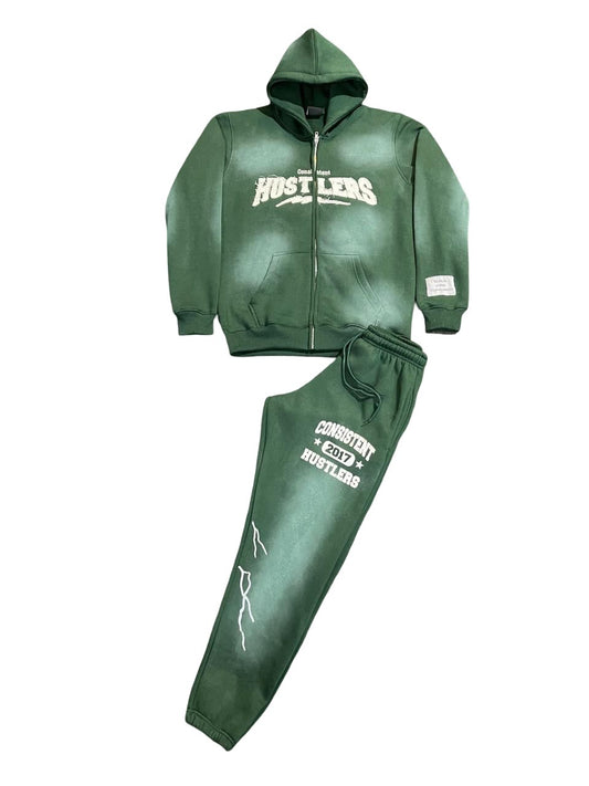 Lightning Bolt Sweatsuit (Green)