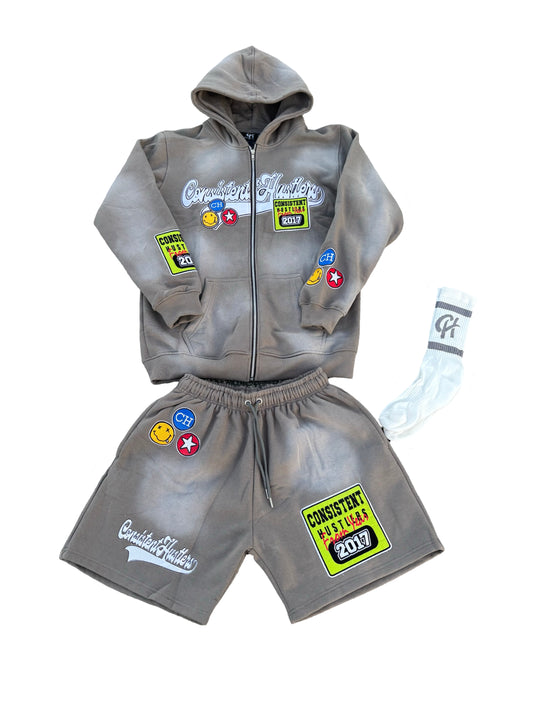 Acid Wash Sets (Grey)
