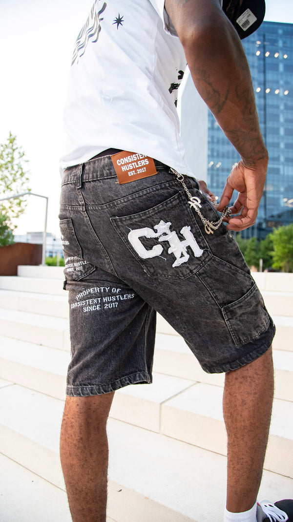 Jean Shorts (Grey)