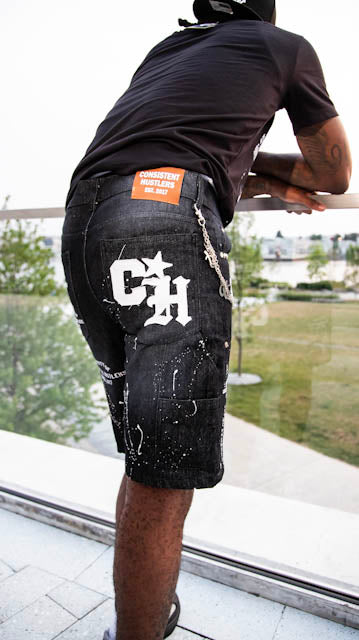 Jean shorts (black)