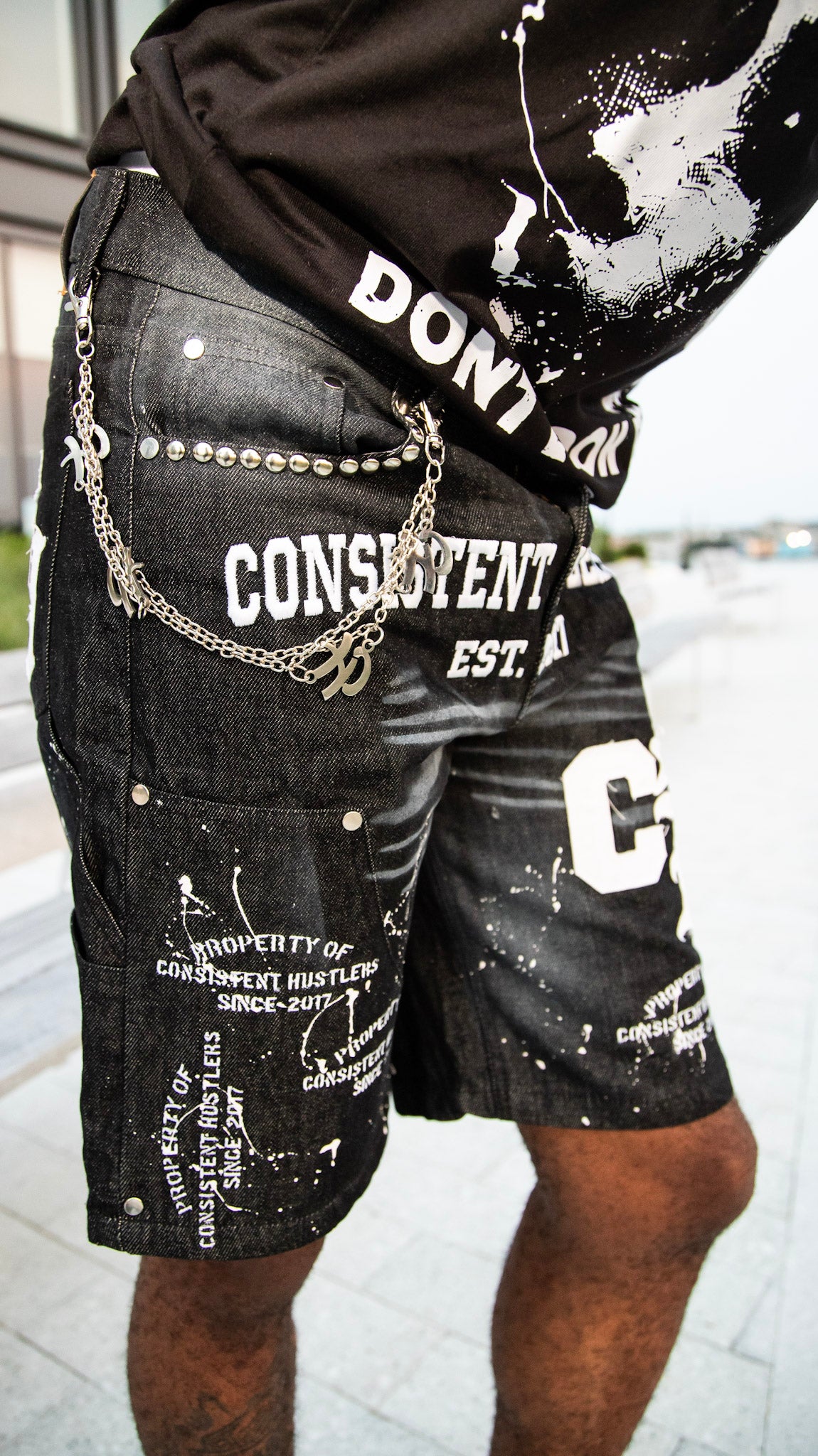 Jean shorts (black)