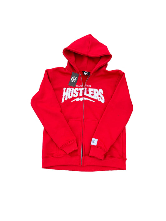 Signature Hustlers Hoodie (Red)