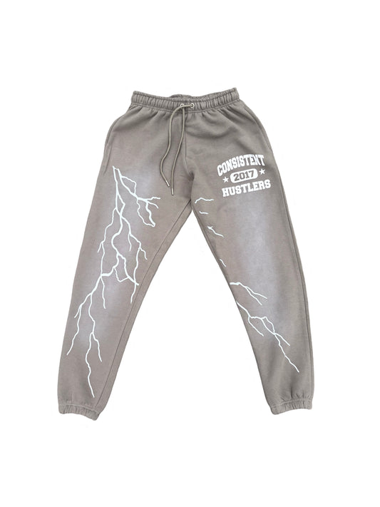 Lighting Bolt Reflective
Sweatpants (Wolf Grey)