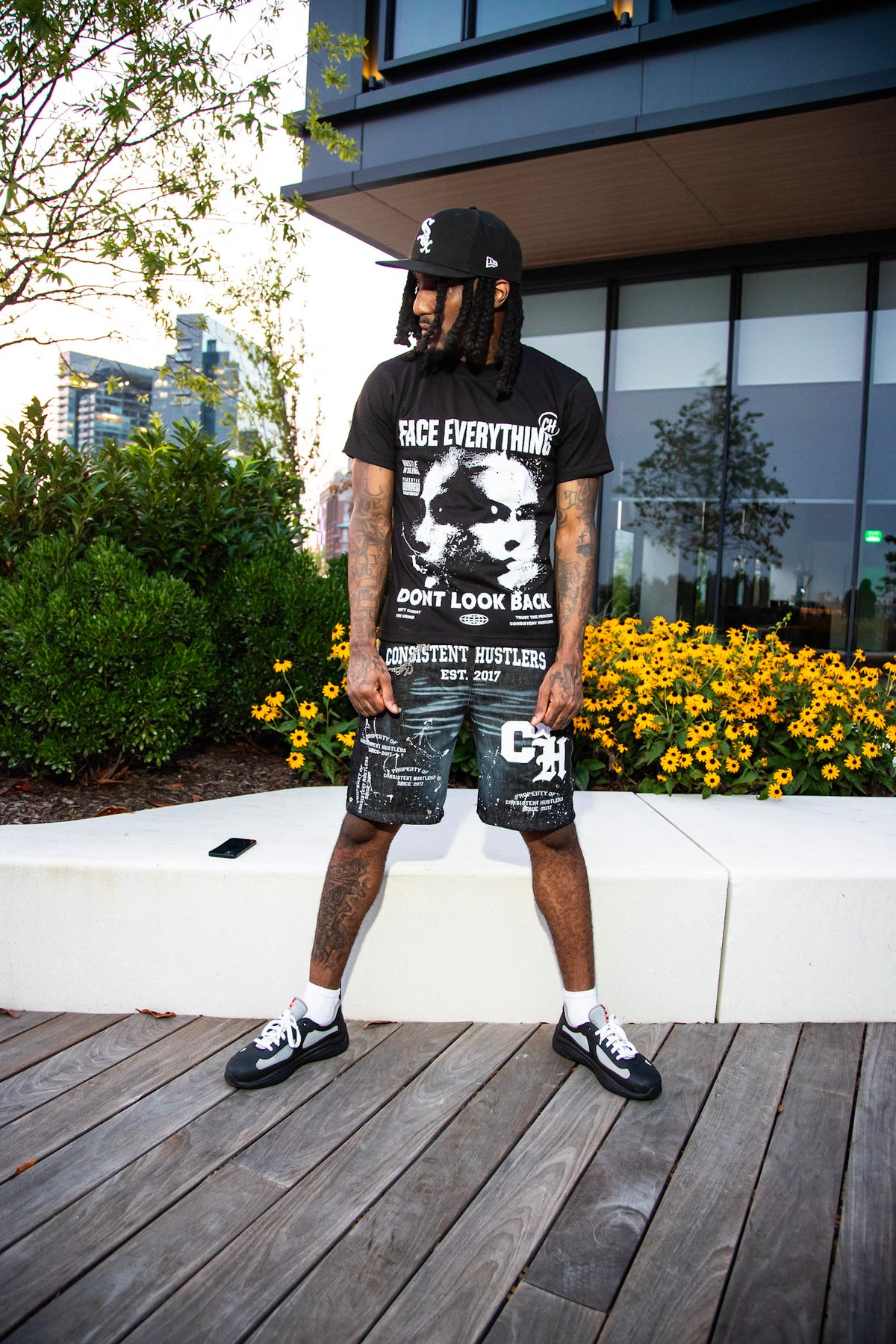 Jean shorts (black)