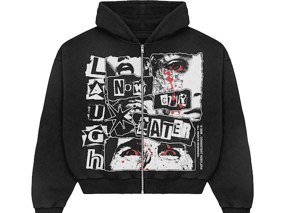 Laugh Now Cry Later Hoodie (Black)