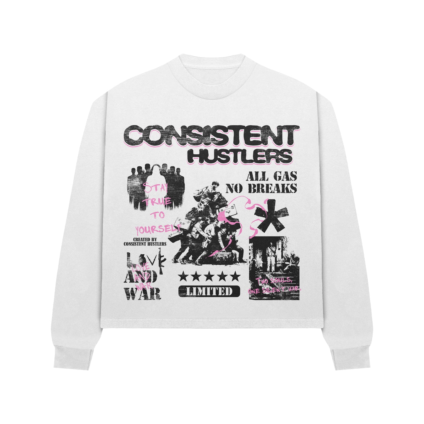 Love and War Long Sleeve(Pink)