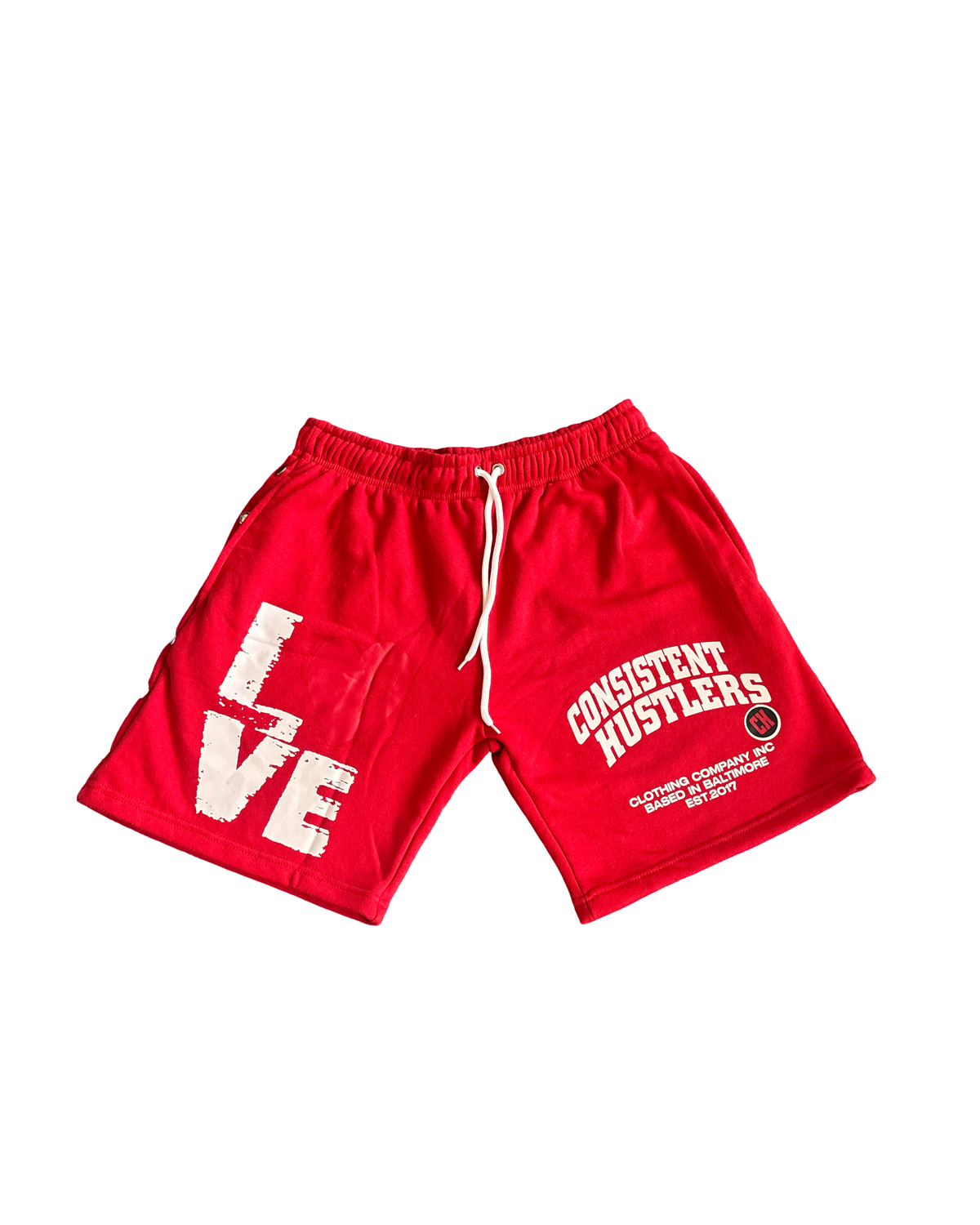 Love CH Shorts (Red)