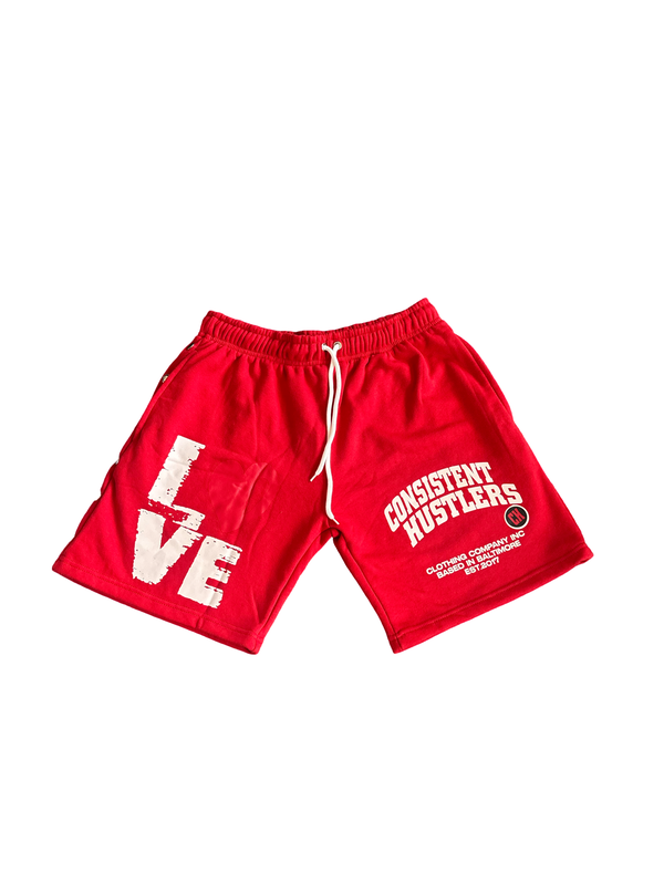 Love CH Shorts (Red)