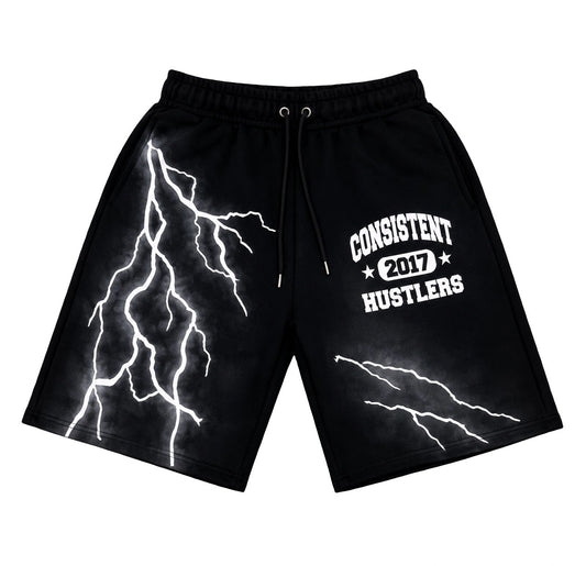 Lightning bolt shorts (Black)