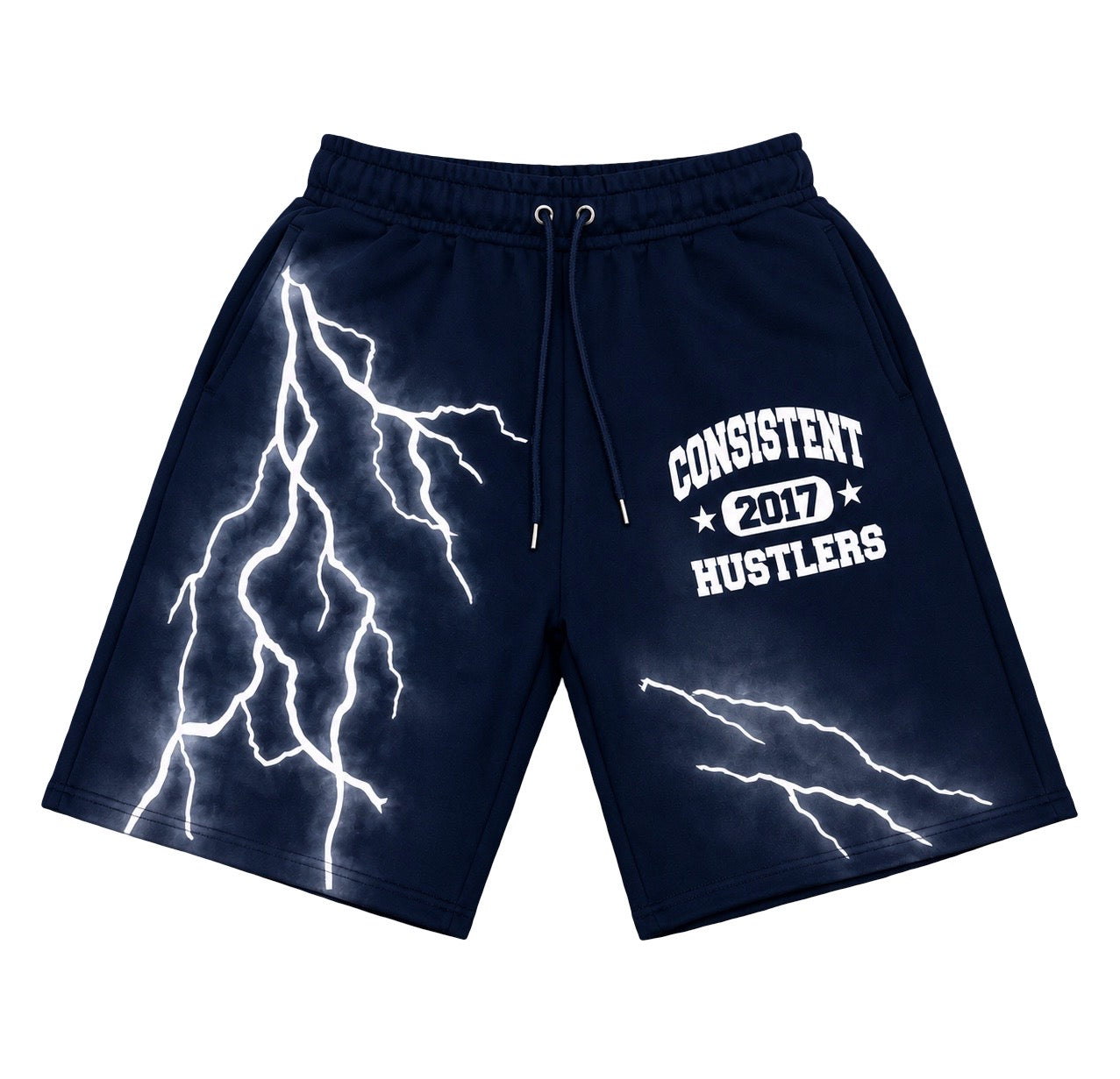 Lightning bolt shorts (Navy Blue)