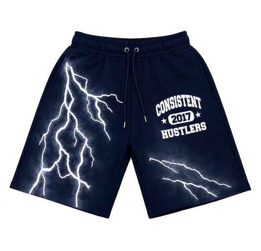 Lightning bolt shorts (Navy Blue)