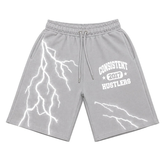 Lightning bolt shorts (Grey)