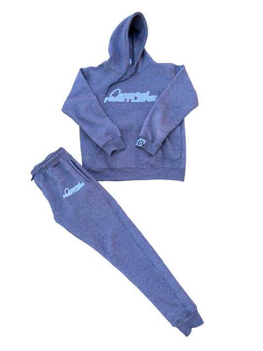 Don’t cheat the grind sweatsuits (charcoal grey)