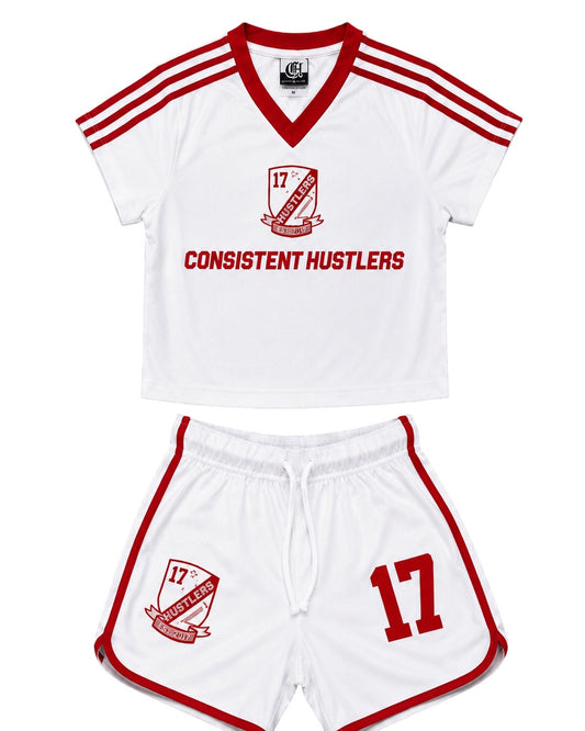Lady Stripe Champs Set (Red)
