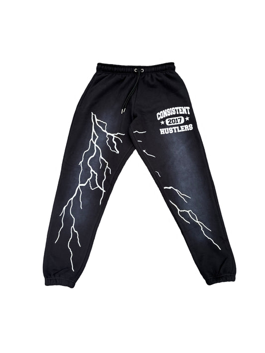 Lightning Sweatpants (Black)
